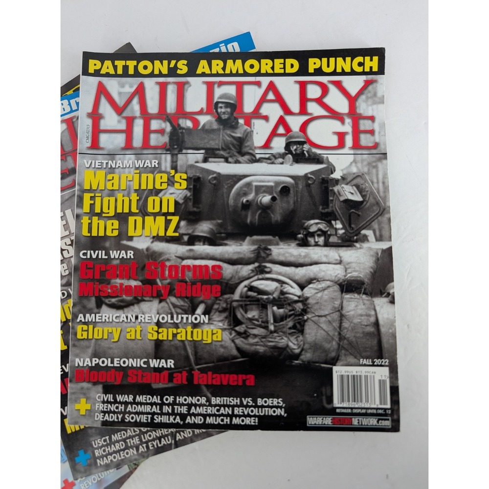 Vtg MILITARY HERITAGE Magazine Lot Civil War WWII Napoleon Gettysburg Stonewall - Picture 12 of 16